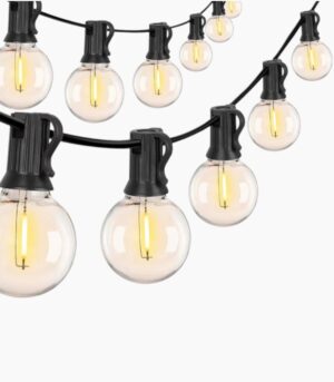 שרשרת נורות סולארית דקורטיבית 12 נורות LED