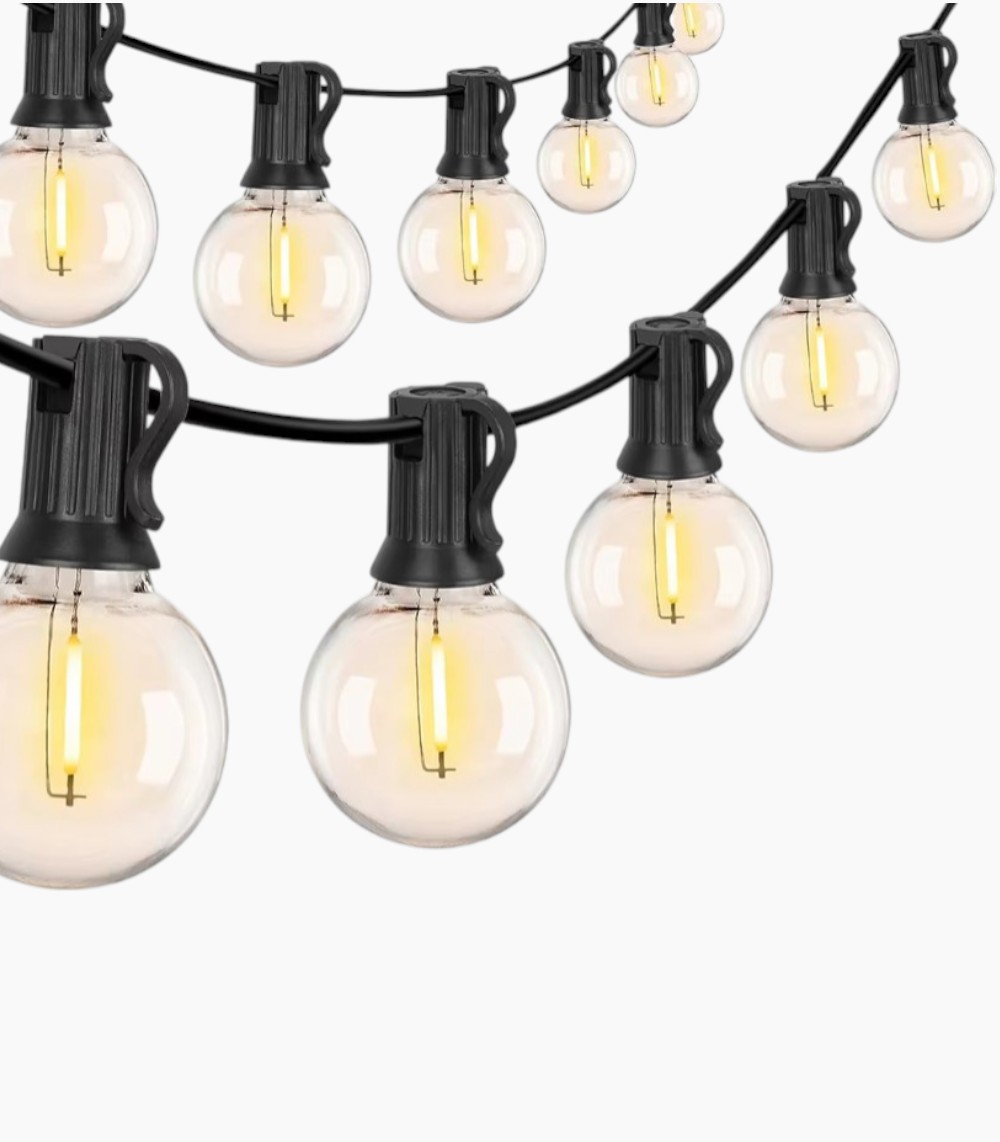 שרשרת נורות סולארית דקורטיבית 12 נורות LED